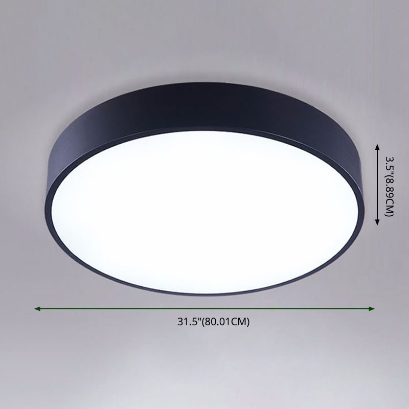 Ronde inbouwverlichtingsarmaturen Moderne acryl 1-lichts plafondlamp