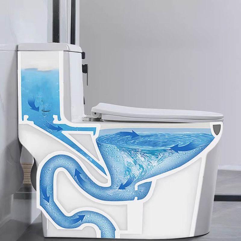 One-Piece Toilet Flush Toilet Floor Mounted UF Siphon Jet Toilet Bowl
