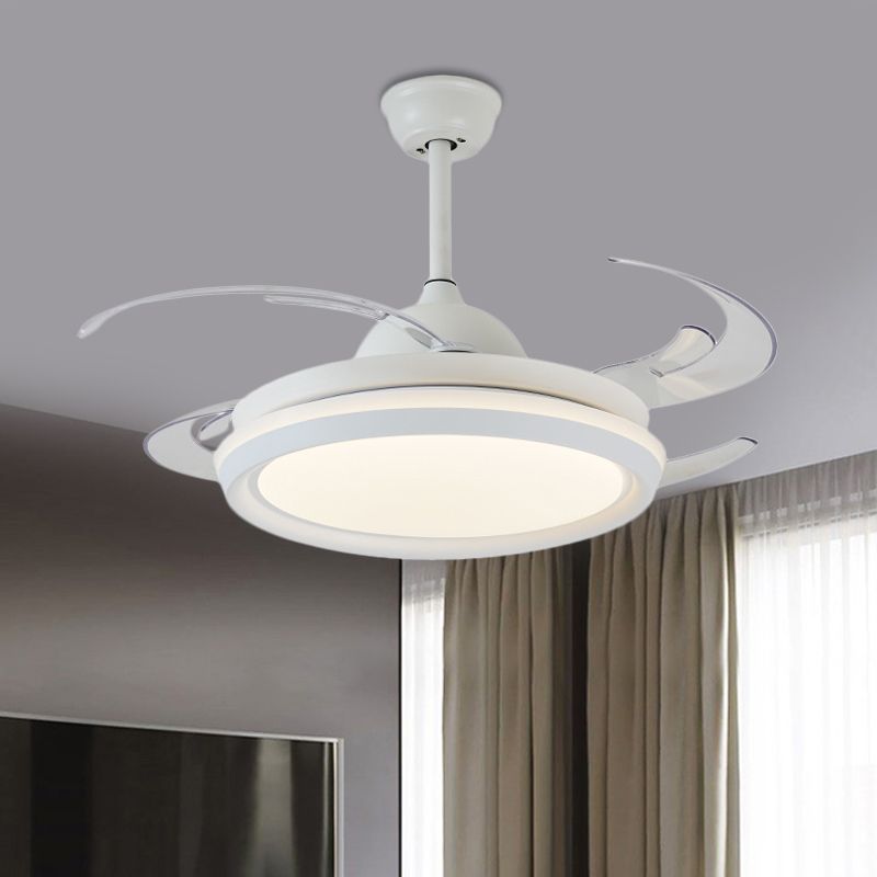 42 "Largeur Simplicité Éclairage de ventilateur de plafond rond