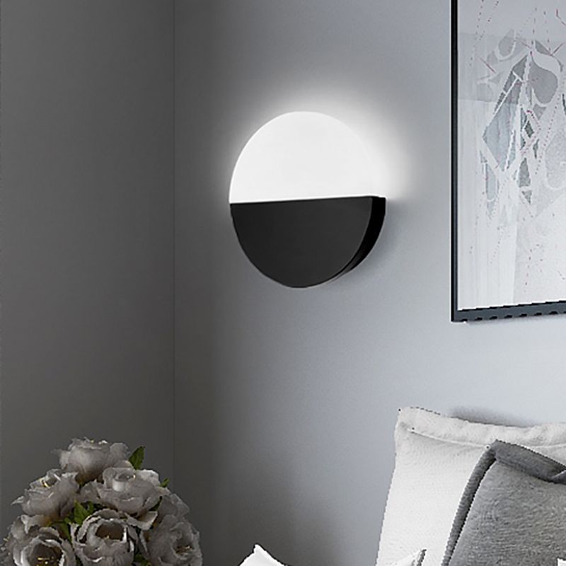Ring Shape Wall Light Contracted Modern Acrylic Shade Wall Mount Light for Hallway