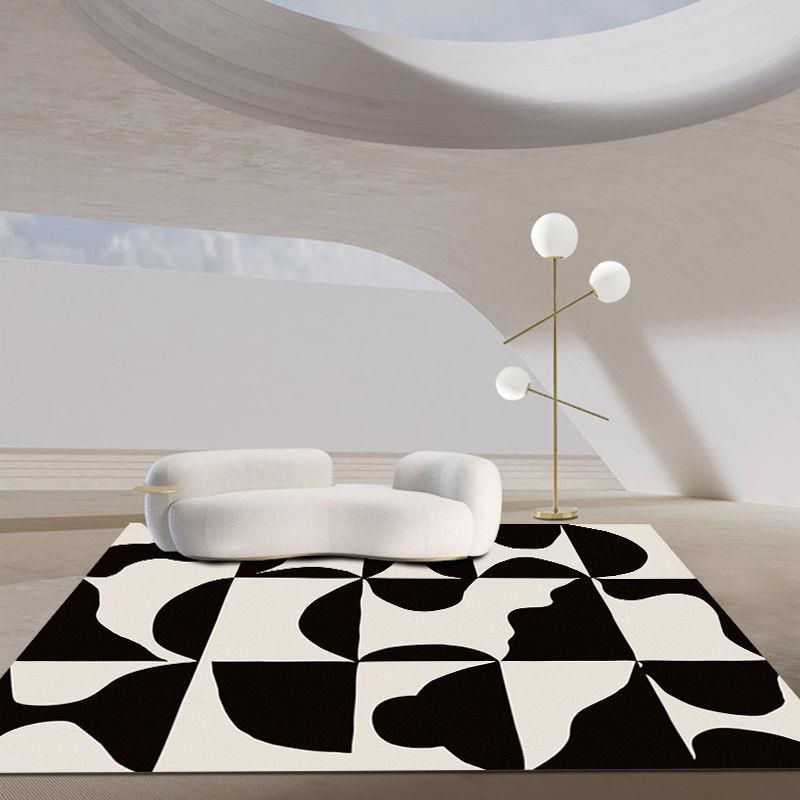 Fancy modern moderno moderno moderno tappeto area in poliestere tappeto non slip per decorazioni per la casa