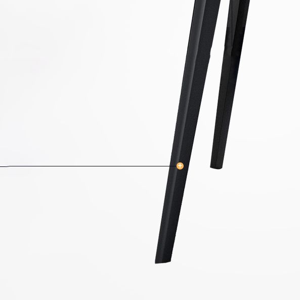 Contemporary Dining Set 1/7 Pcs Sintered Stone Dining Table with Wingback Chairs