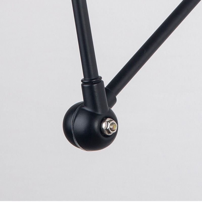 Lámpara de pared del brazo oscilante en el lámpara de apliques industriales negros para el restaurante de la cocina