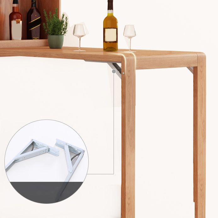 Rectangle Counter Height Pub Set 1/2/3 Pcs Wood Frame Bar Table and Stools