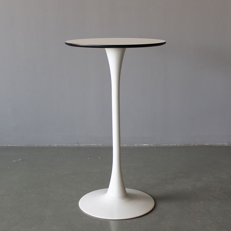 Contemporary Round Counter Table Dining Metal Counter Table for Restaurant