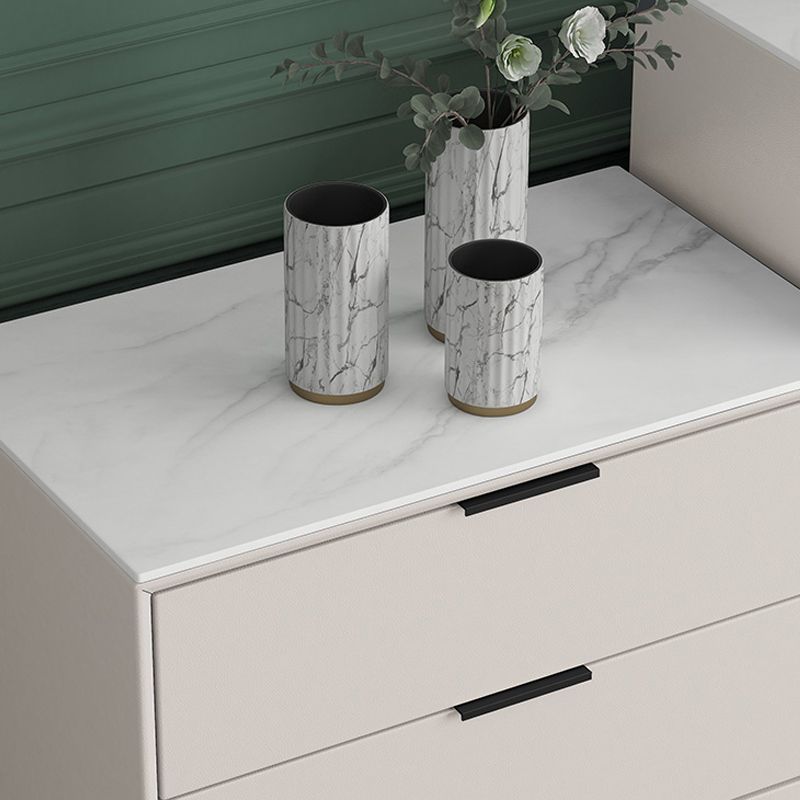 Modern Accent Chest with Soft Close Drawers 15.74" Wide Pine Chest
