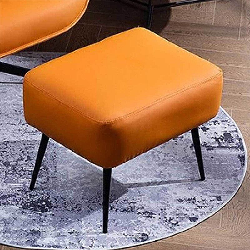22.44"Wide*22.44"Deep Bonded Leather Armless Chair with Spider Base