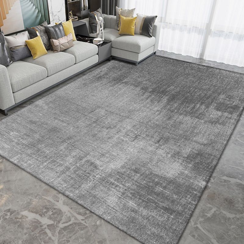 Simple Rug Modern Area Rug Polyester Easy Care Carpet for Bedroom