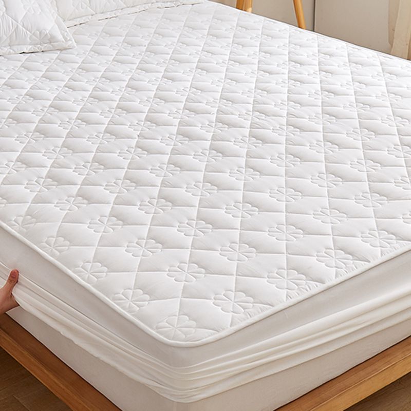 Antimicrobial Fitted Sheet Solid Dust Mite Resistant Quilted Polyester Fitted Sheet Set