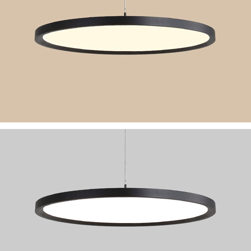 Contemporary Simple Style One Light LED Pendant Lighting for Study Room