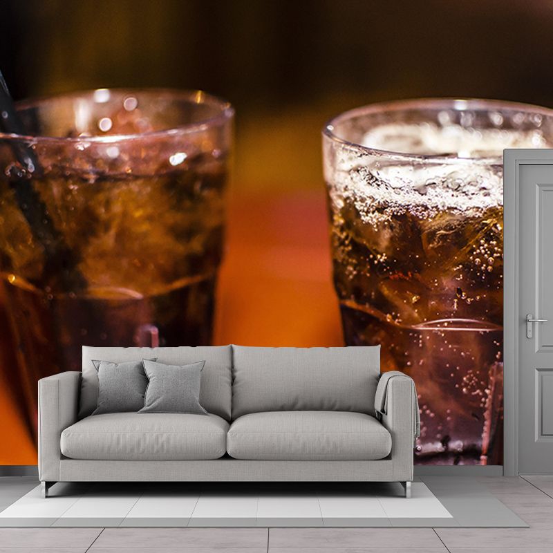 Drunken Liquor Mural Wall Decor Eco-friendly Wallpaper for Restaurant Bar