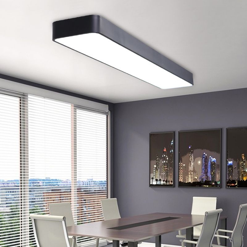 Plafoniera moderna Simplicity Lampada da incasso con paralume in acrilico per sala riunioni
