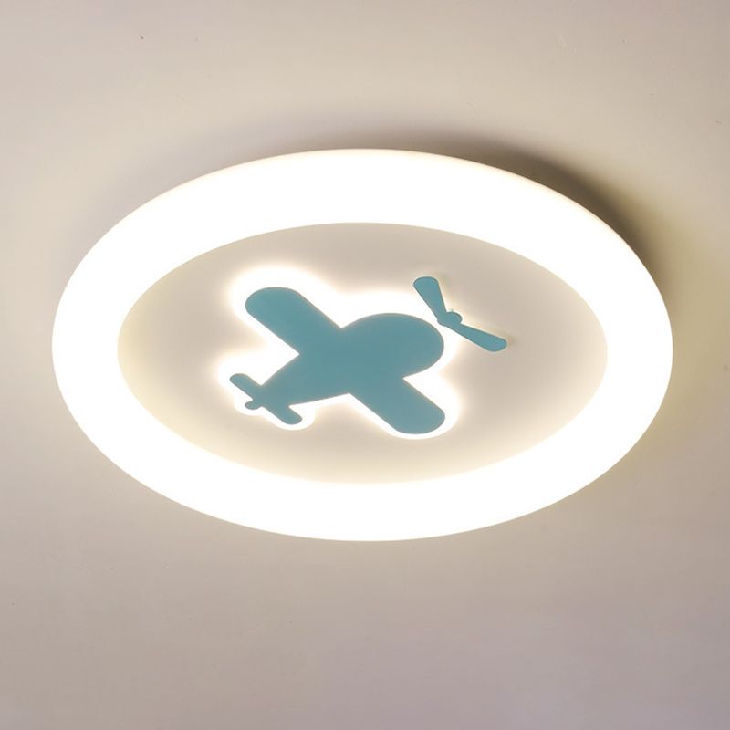 Children Flush Mount Lighting Contemporary LED Ceiling Light for Home