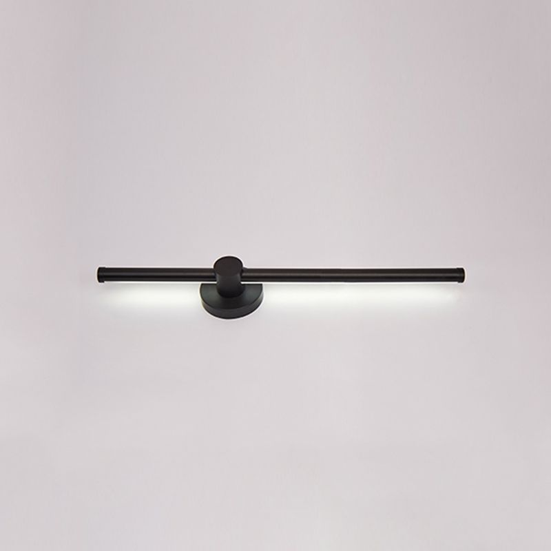 Metalen lineaire wandlicht SCONCES LED HEDENDAAGE WANDELEMUST LICHTBRIJFTE IN ZWART