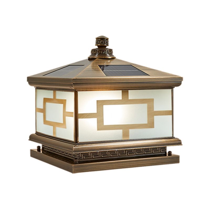 Household Pillar Light Creative LED Solar Lighting Fixture for Backyard