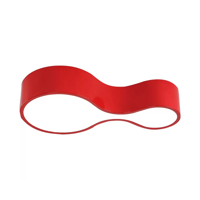 Corridoio a LED illuminazione a filo per bambini rossi/giallo/blu lampada montata a soffitto con tonalità acrilica di zucca