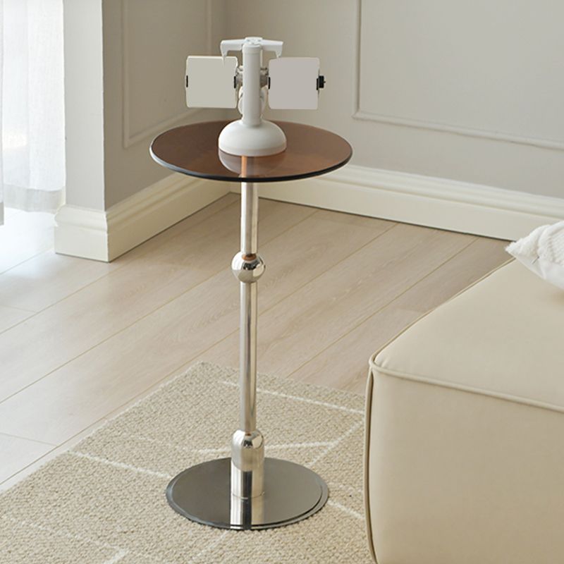 Contemporary Irregular Coffee Table Modern 21.8-In High 1 Single Cocktail Table