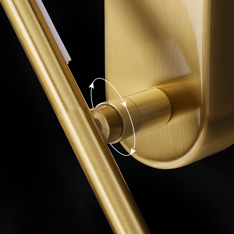 Lineaire LED -wandlampjes Stonces Moderne minimalistische stijl koperen wandlampen