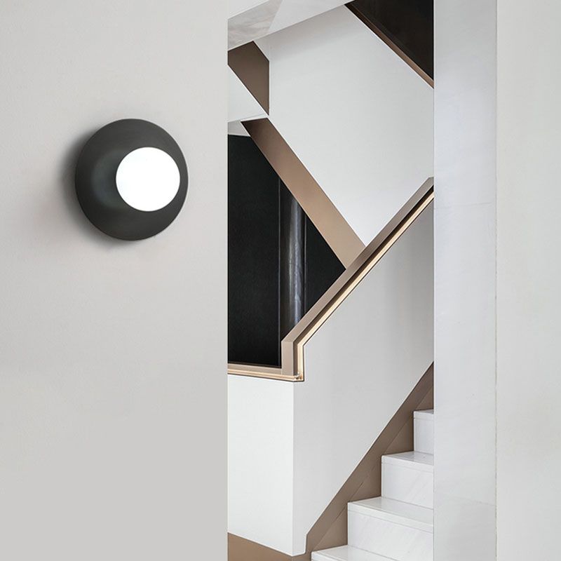 Modern Style House usada luces creativas de luz de pared con sombra de vidrio para dormitorio del hotel