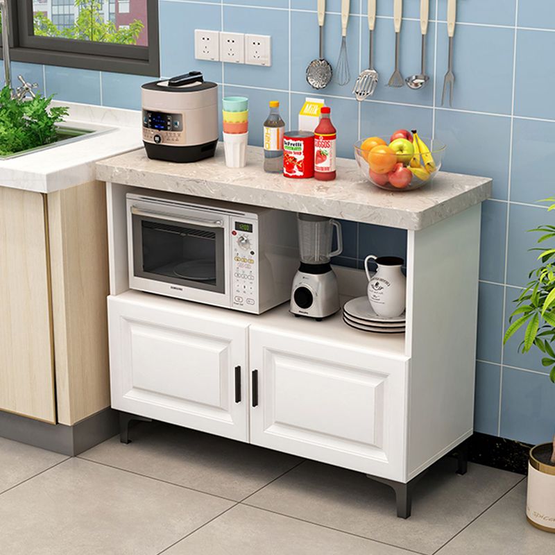 Modern Style Kitchen Island Table Double Sided Cabinet Kitchen Island
