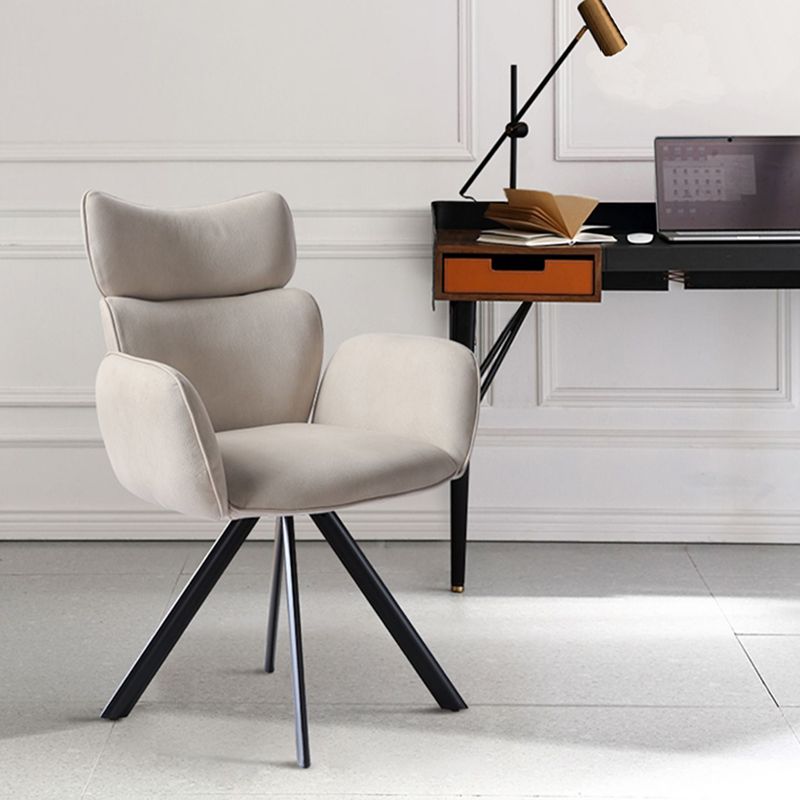 Armless Office Chair No Wheels Desk Chair for Living Room Home