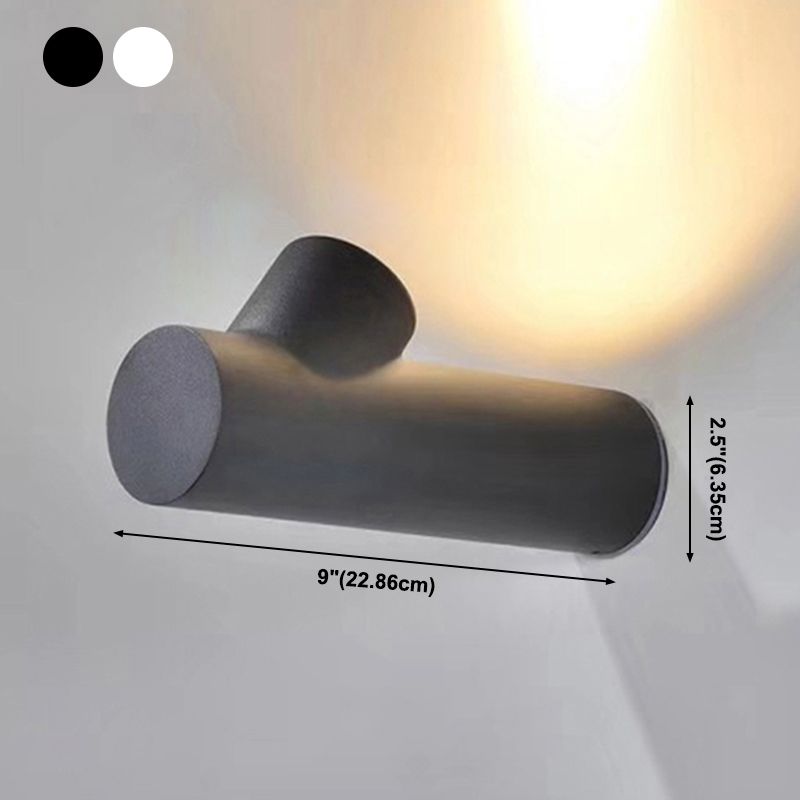 Modernos apliques al aire libre lavadora de pared para la pared con metal para el pasillo