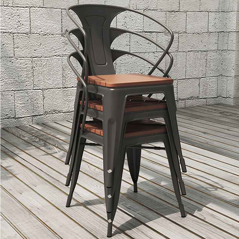 Industrial Style 1/2/3/4/5 Pieces Dining Set Reclaimed Wood Dining Table Set for Outdoor