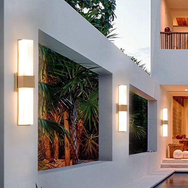 Lámparas de pared LED rectangulares opcionales de 3 color