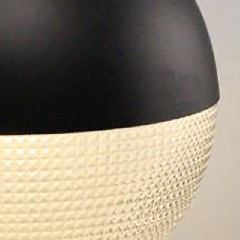 1 Light Sphere Hanging Ceiling Light Modern Style Glass Hanging Lamp Kit