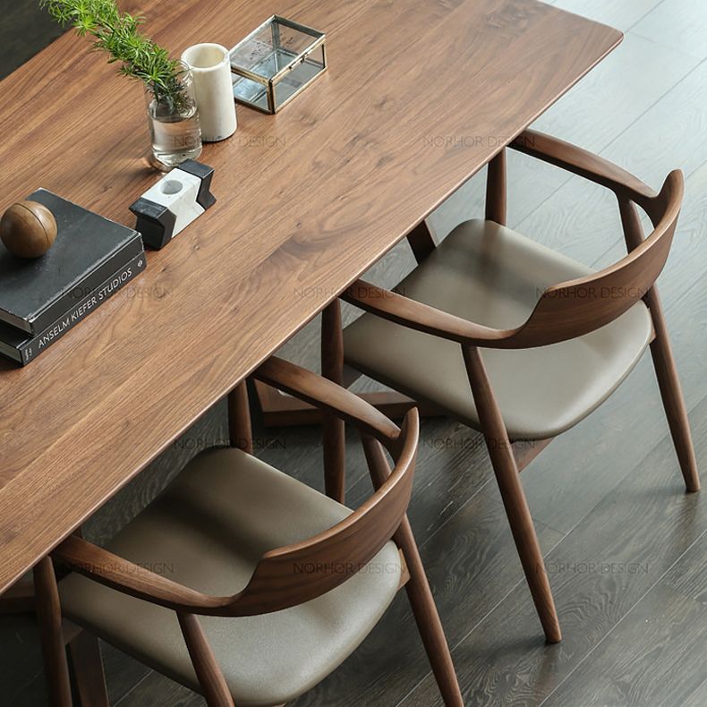 Modern Wood Dining Table Set 1/4/5 Pieces Dining Set for Kitchen