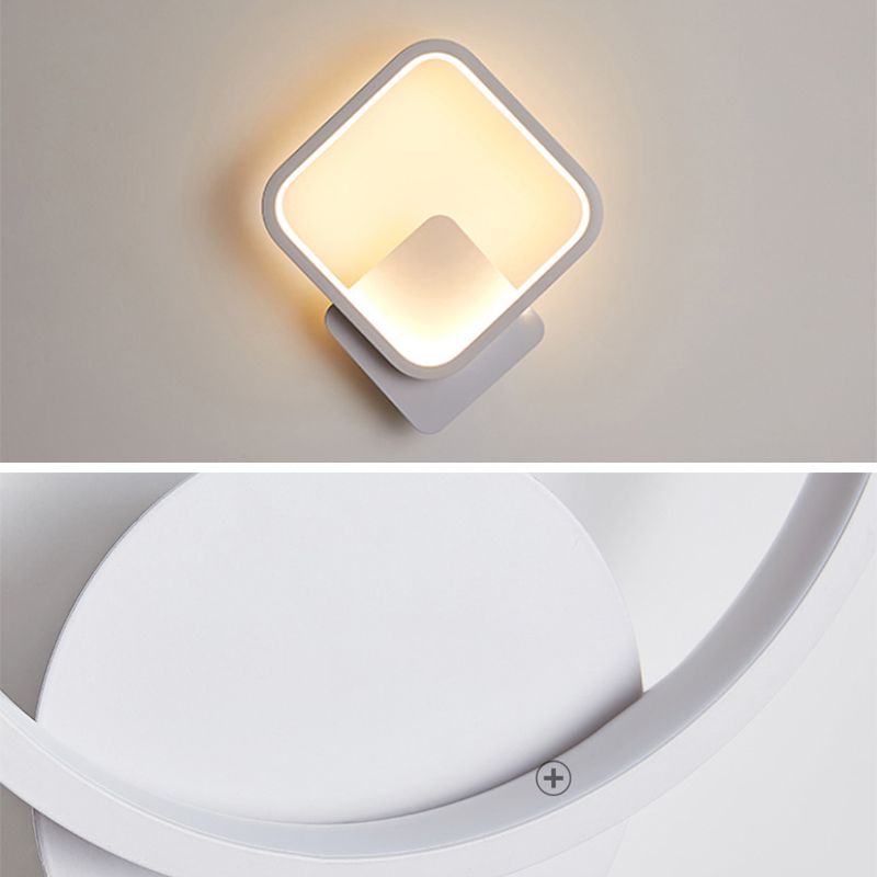 Modern Metallic Wall Light Linear LED Wall Light Sconce for Bedroom
