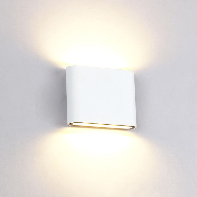 Moderner minimalistischer Stil nach oben und unten LED Wandleuchte Metallwandbeleuchtung für Schlafzimmer