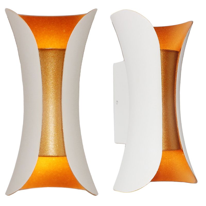 Curl Wall Mounted Lamp Postmodern Simplicity Aluminum Wall Mount Lamp for Living Room