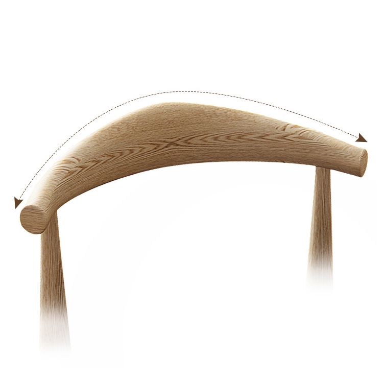 Minimalist Wooden Dining Set Standard Height with Pedestal Base Dining RoomSet for Home Use