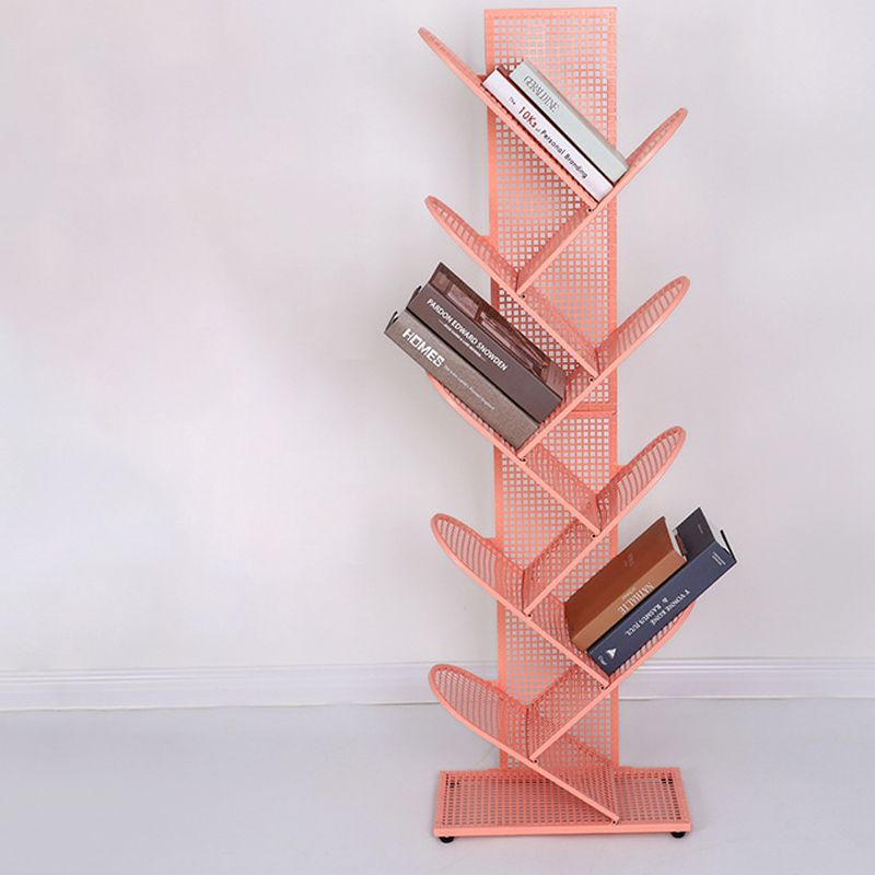 Metal Geometric Bookcase Industrial Book Shelf for Home Office