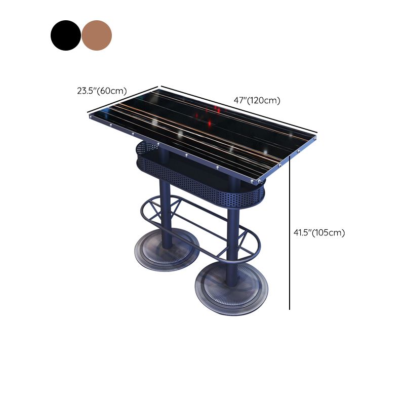 Industrial Bar Dining Table Cafe And Breakroom Bar Wine Table