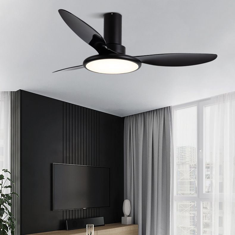 Unique Shape Ceiling Fan Lamp Kids Style Metal 1 Light Ceiling Fan Light