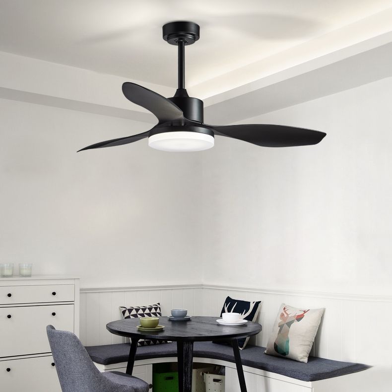 Unique Shape Ceiling Fan Lamp Kids Style Metal 1 Light Ceiling Fan Light