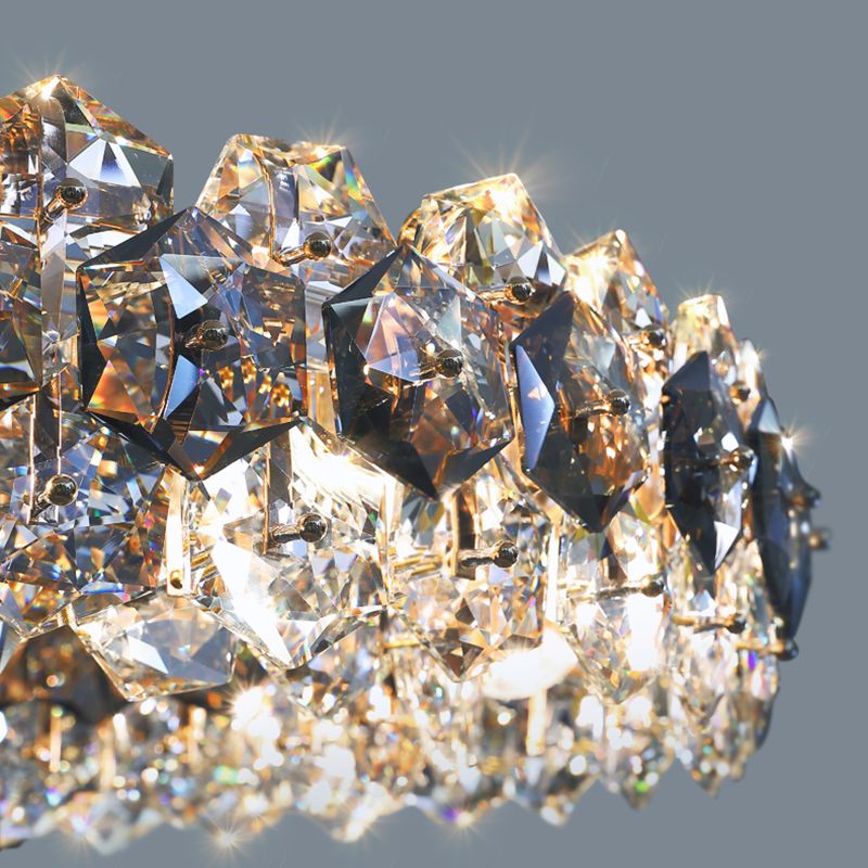 Modern Dining Room Lighting Sphere Chandelier Lighting Fixtures Crystal