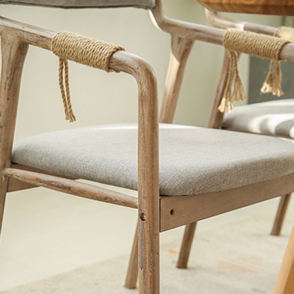 Ensemble de chaises en bois de style traditionnel, bras arrière ouvert, chaises de cuisine et de salle à manger