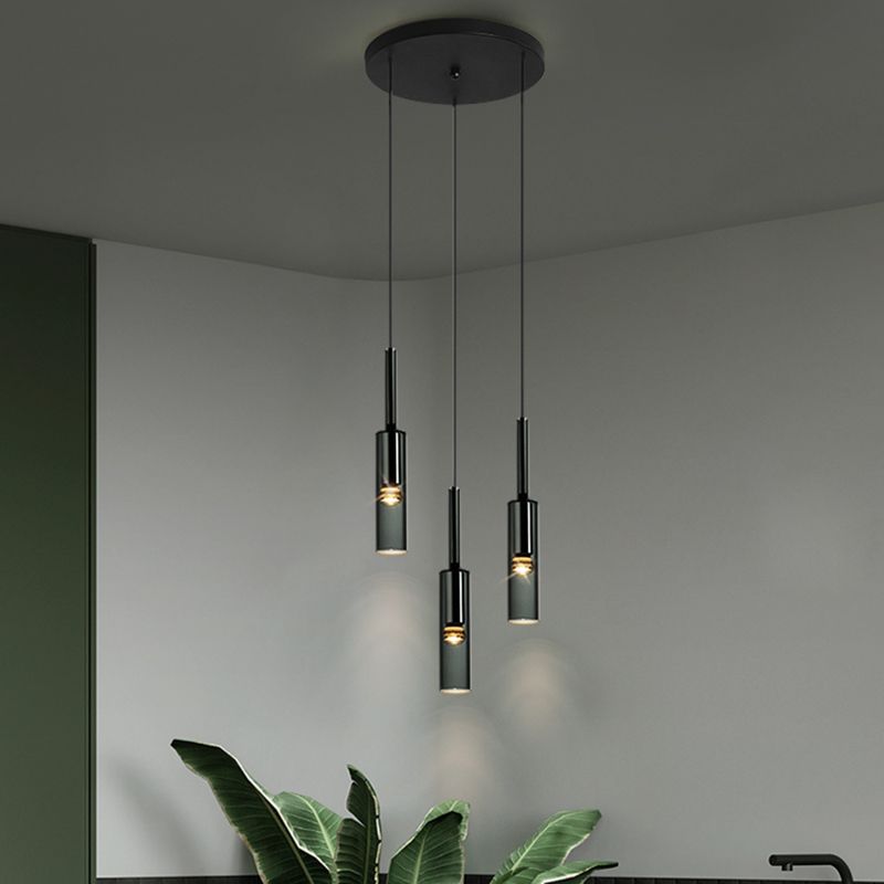 Cylindrical Pendant Lighting Fixtures Contemporary Kitchen Pendant Lights