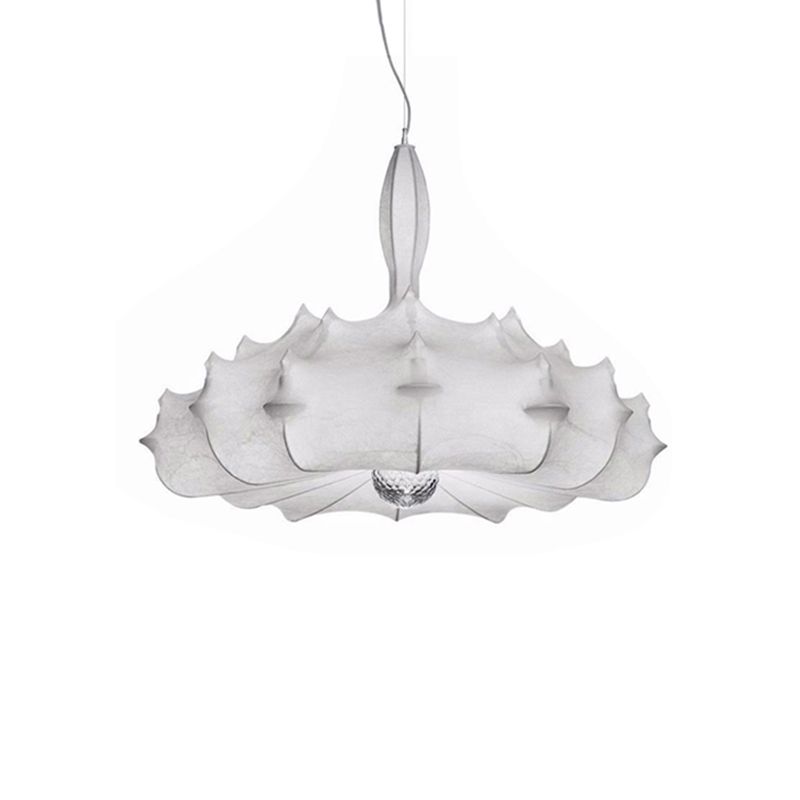 Schattierte Wohnzimmer Decken Deckenpendelleuchte Leichtmodell Designer Anhängerleuchte in Weiß
