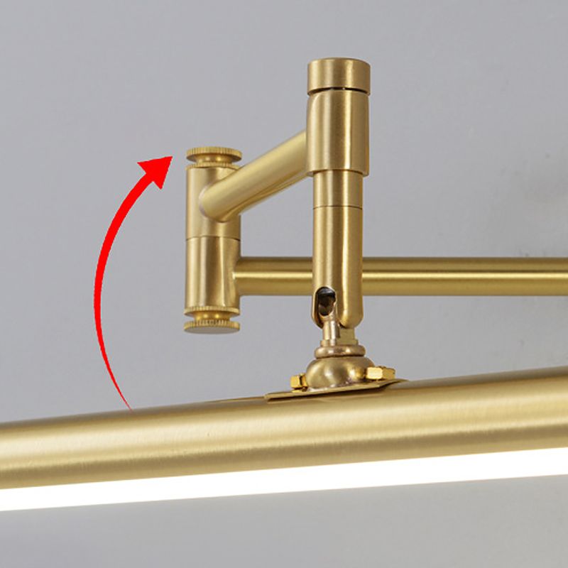 Moderni tubi in stile minimalista Luci da vanità montate a parete con il bagno