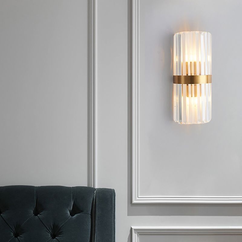 Modern Style Wall Mount Light Simple Wall Lamp with Glass Shade for Dining Room