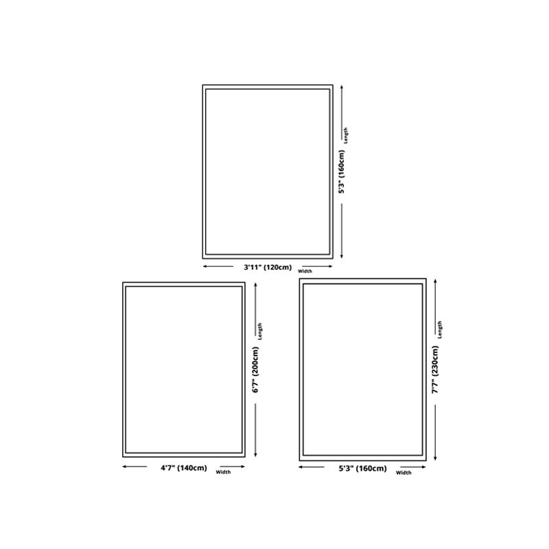 Comfort Harlequin Pattern Rug Polyester Area Rug Non-Slip Backing Indoor Carpet for Home Decoration