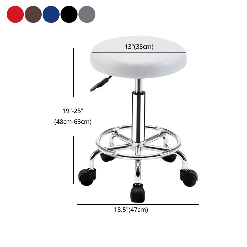 Modern Adjustable Rotatable Counter Stool Steel Mobile Phone Store Bar Stool with Cushion