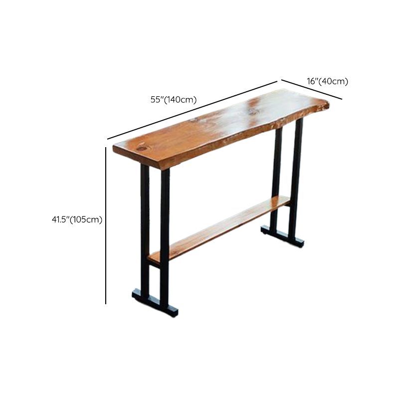 Rectangle Bar Height Pub Table Industrial Pub Height Dining Table