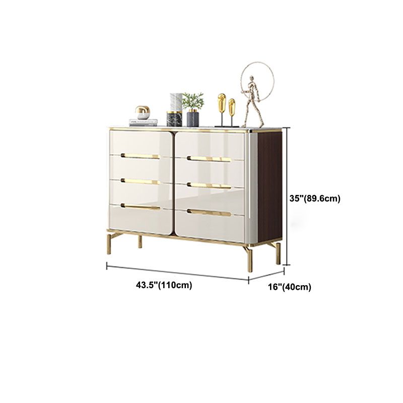 15.75-inch Width Storage Chest Stone Top Storage Chest Dresser for Bedroom