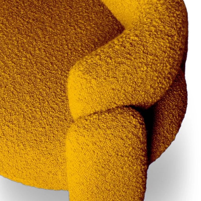 Contemporary Tight Back Curved Tuxedo Arm Stationary Settee Couch