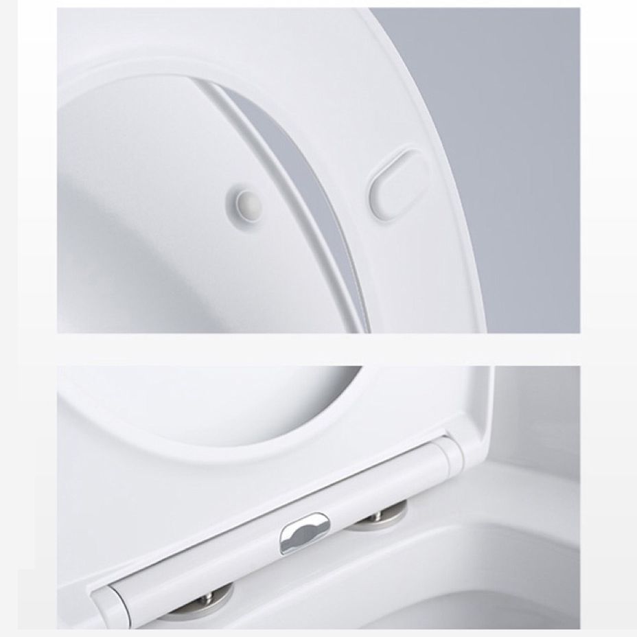 Modern UF Siphon Jet Toilet Bowl Floor Mount Flush Toilet with Toilet Seat